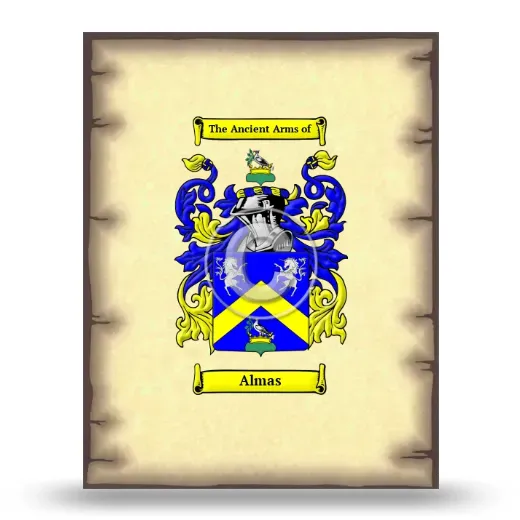 Almas Coat of Arms Print