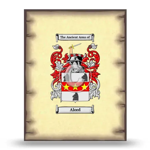 Alord Coat of Arms Print