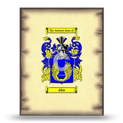 Alos Coat of Arms Print