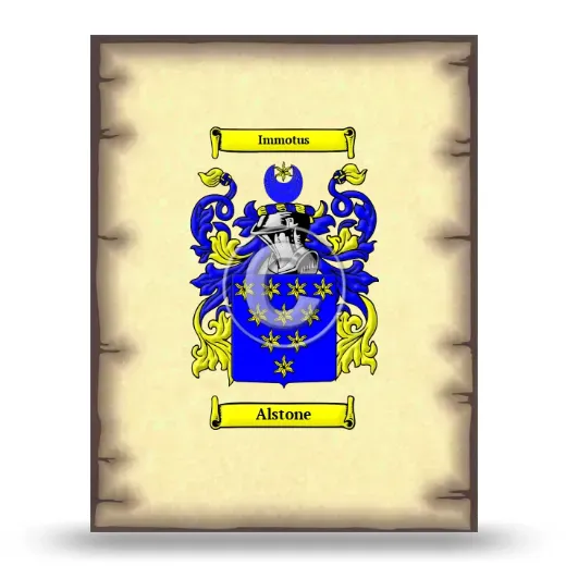 Alstone Coat of Arms Print