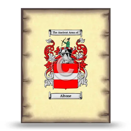 Altone Coat of Arms Print