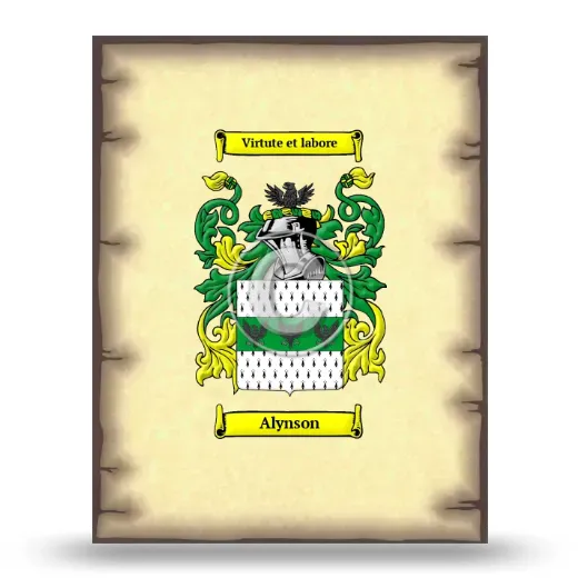 Alynson Coat of Arms Print