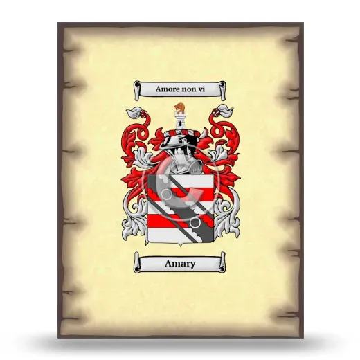 Amary Coat of Arms Print
