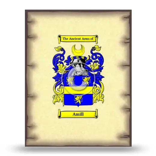 Amill Coat of Arms Print