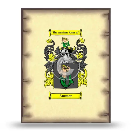Ammer Coat of Arms Print