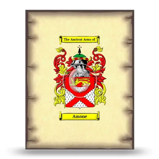 Amone Coat of Arms Print