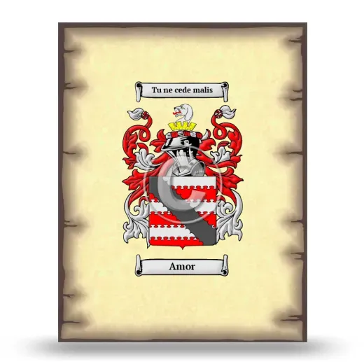 Amor Coat of Arms Print
