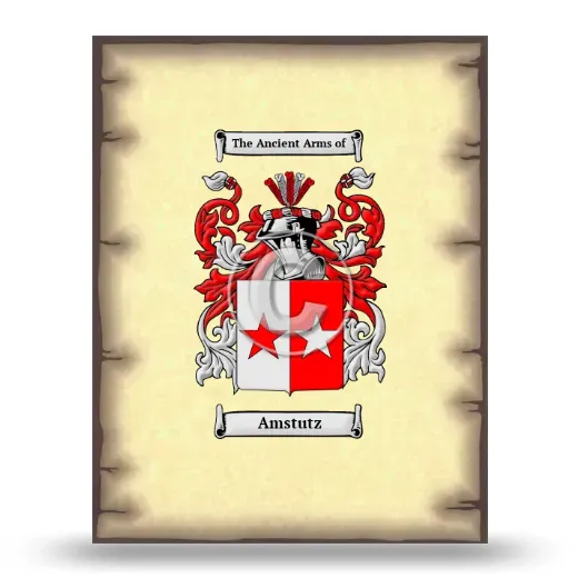 Amstutz Coat of Arms Print