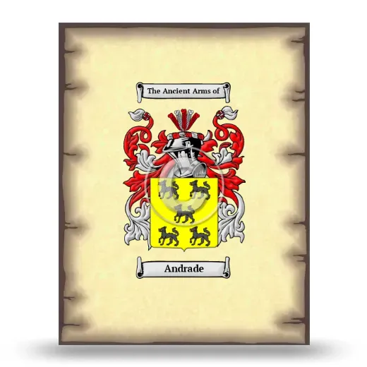 Andrade Coat of Arms Print