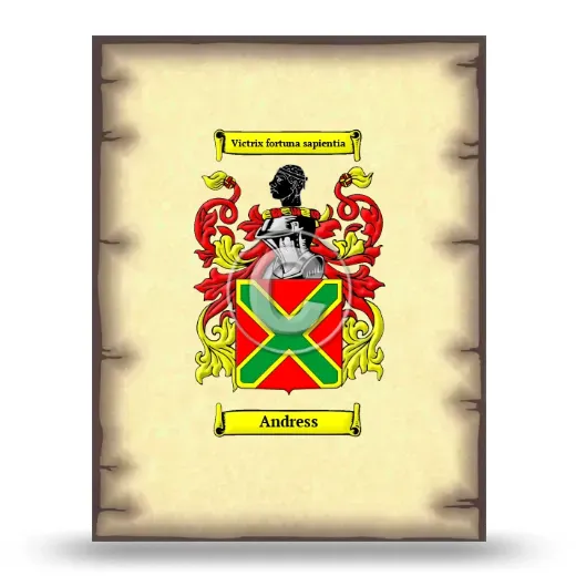 Andress Coat of Arms Print