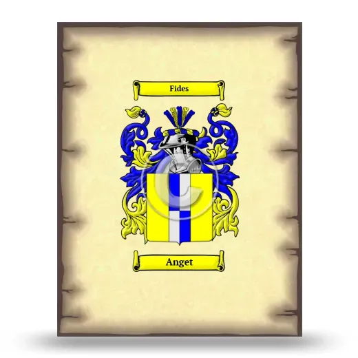 Anget Coat of Arms Print
