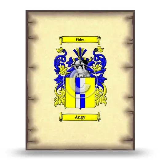 Angy Coat of Arms Print
