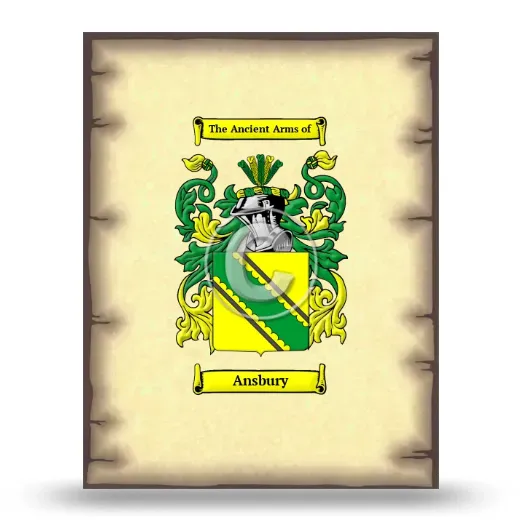 Ansbury Coat of Arms Print