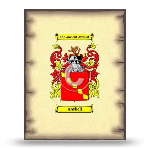 Anshell Coat of Arms Print