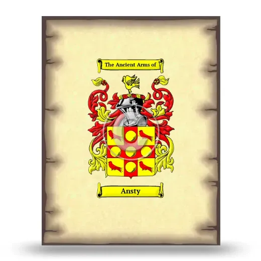 Ansty Coat of Arms Print