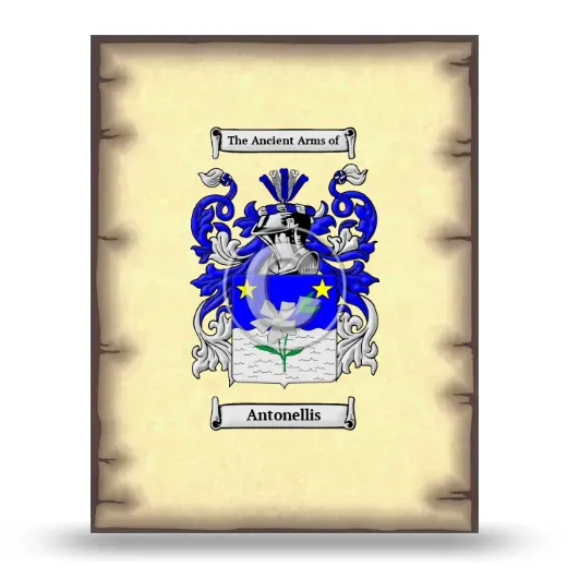 Antonellis Coat of Arms Print