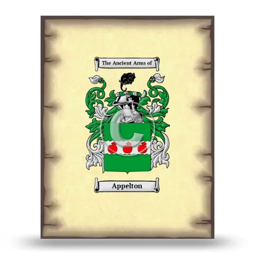 Appelton Coat of Arms Print