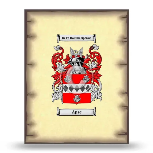 Apse Coat of Arms Print