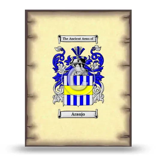Araujo Coat of Arms Print