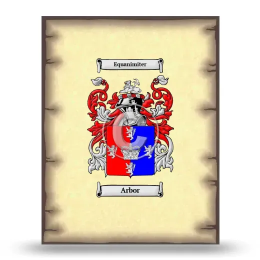 Arbor Coat of Arms Print