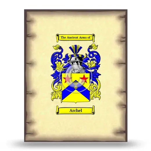 Archel Coat of Arms Print