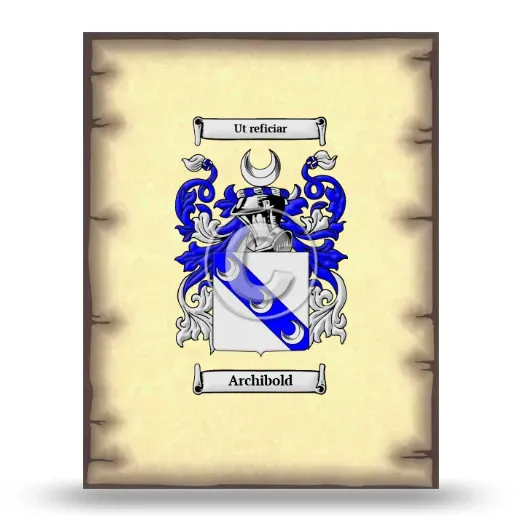 Archibold Coat of Arms Print