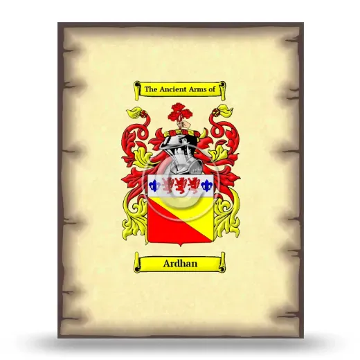 Ardhan Coat of Arms Print