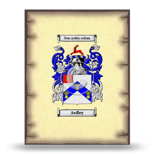 Ardley Coat of Arms Print