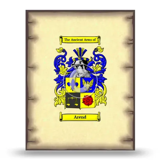 Arend Coat of Arms Print