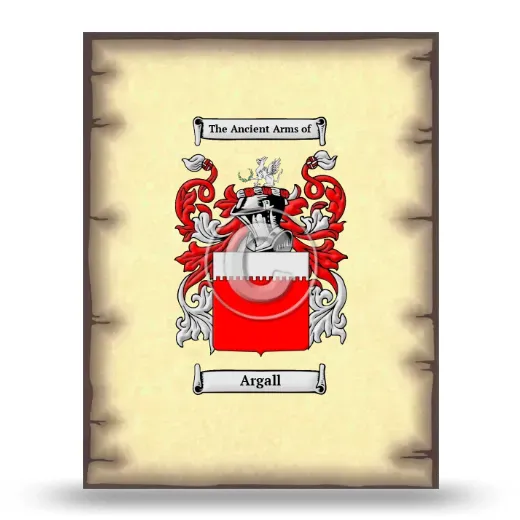 Argall Coat of Arms Print