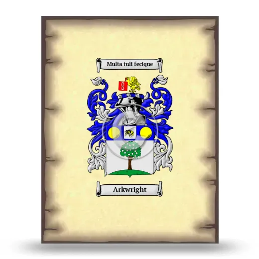 Arkwright Coat of Arms Print