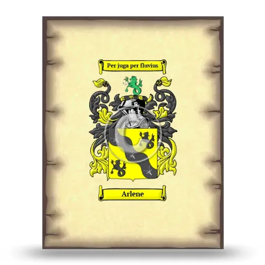 Arlene Coat of Arms Print
