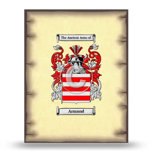 Armand Coat of Arms Print