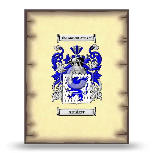 Armiger Coat of Arms Print