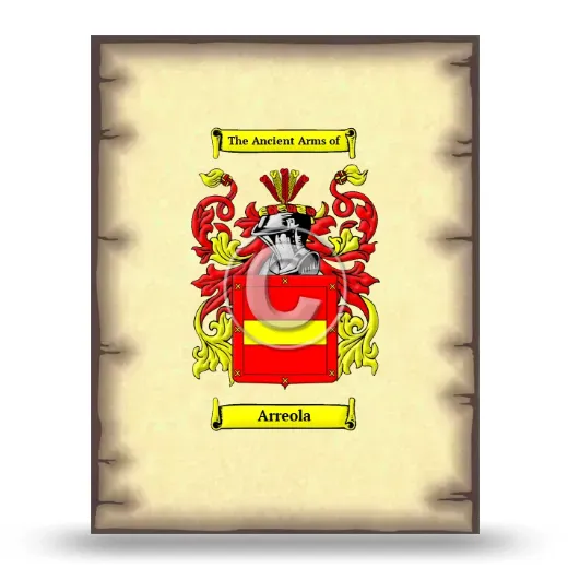 Arreola Coat of Arms Print