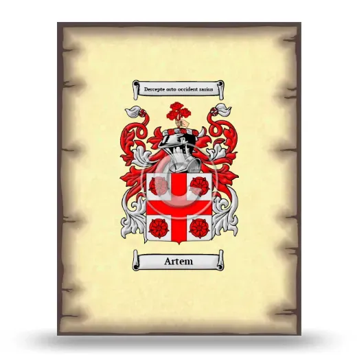 Artem Coat of Arms Print