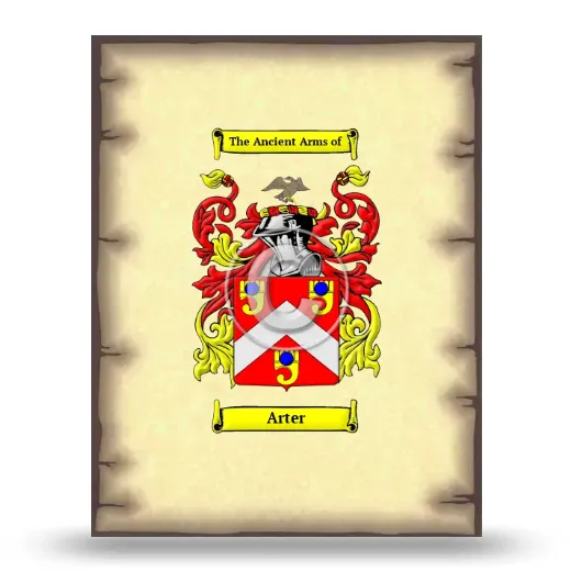 Arter Coat of Arms Print