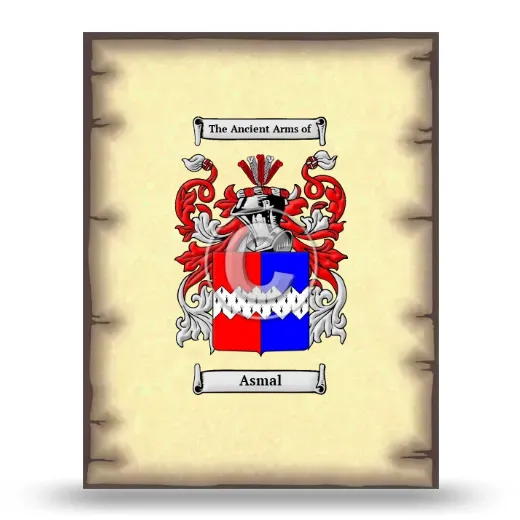 Asmal Coat of Arms Print