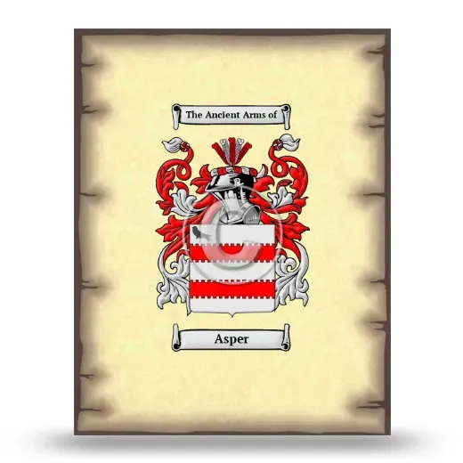 Asper Coat of Arms Print