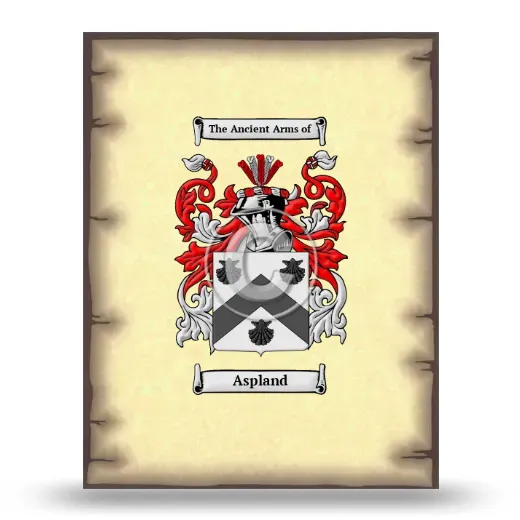 Aspland Coat of Arms Print