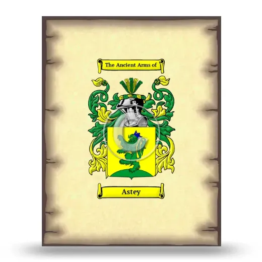 Astey Coat of Arms Print