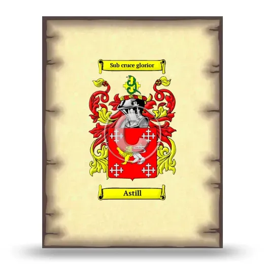 Astill Coat of Arms Print