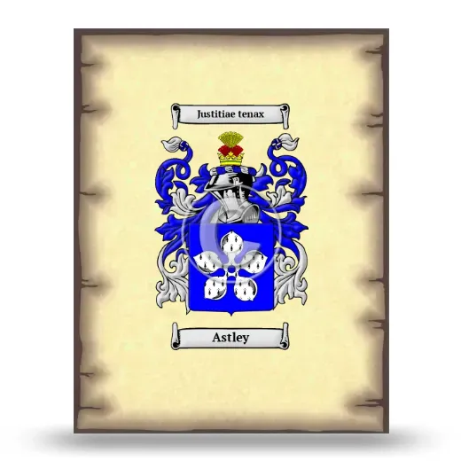 Astley Coat of Arms Print
