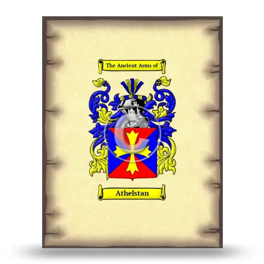 Athelstan Coat of Arms Print