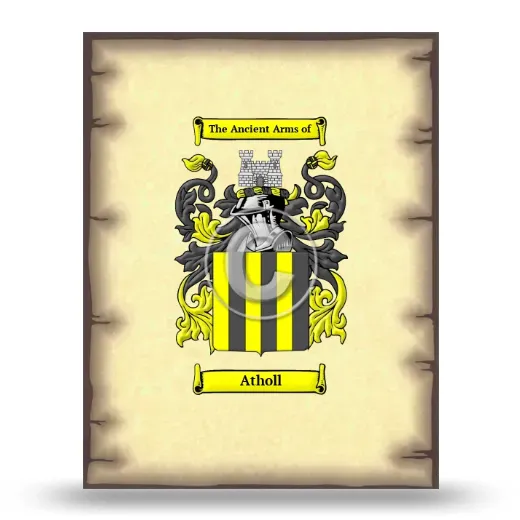 Atholl Coat of Arms Print