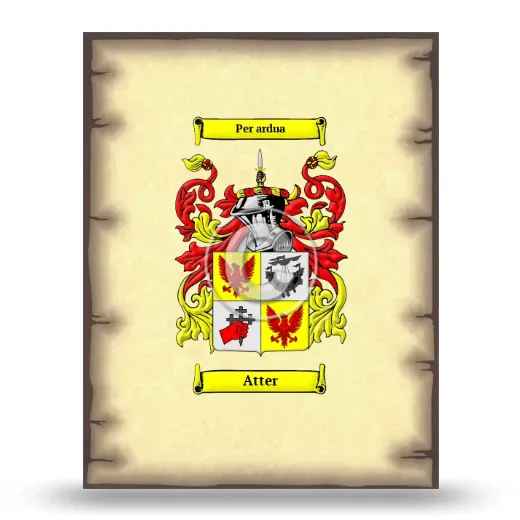 Atter Coat of Arms Print