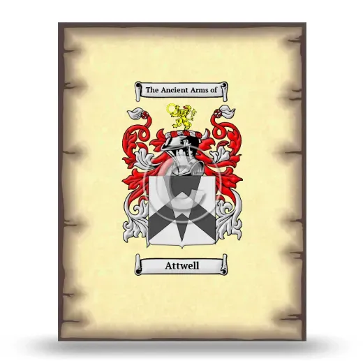 Attwell Coat of Arms Print