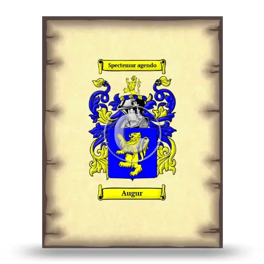 Augur Coat of Arms Print