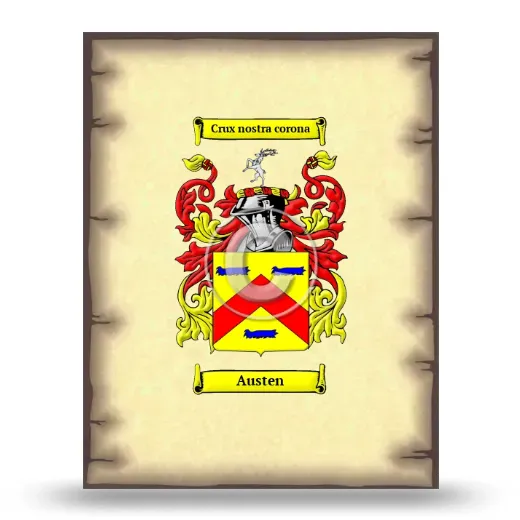 Austen Coat of Arms Print