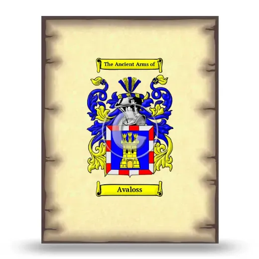 Avaloss Coat of Arms Print